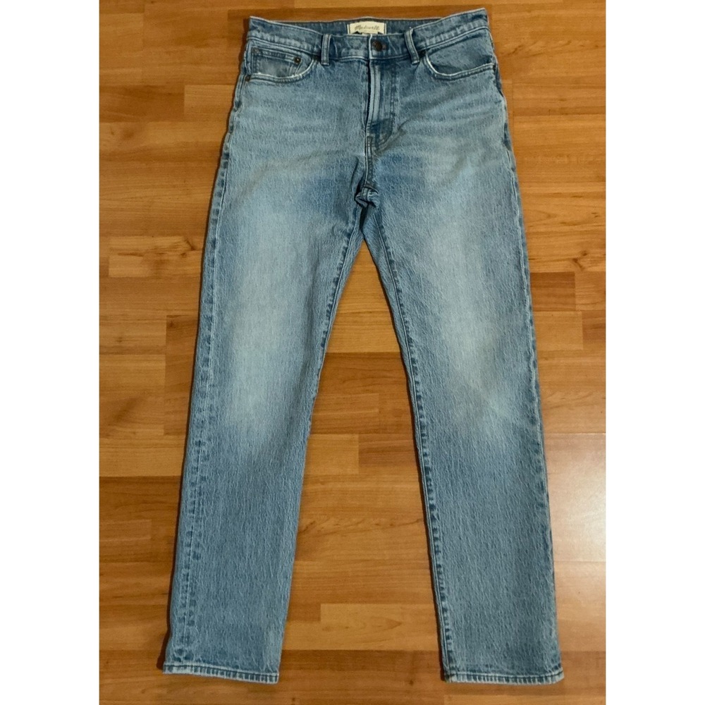 Madewell Men's 1991 Straight Jeans 30x32 Light Wash Stretch Denim